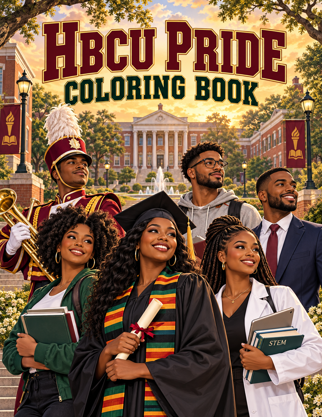 HBCU Pride coloring book