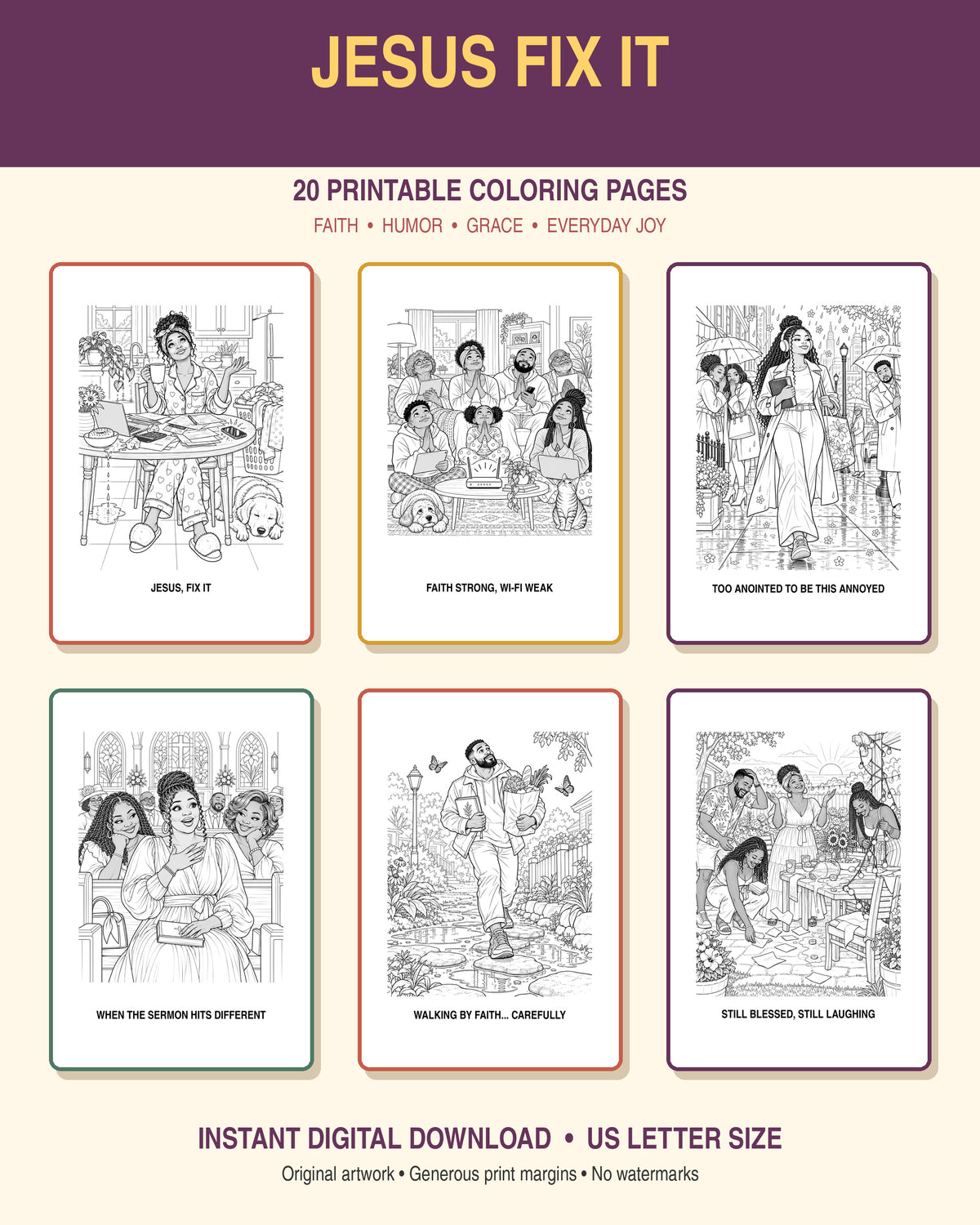 Jesus Fix It Coloring Book